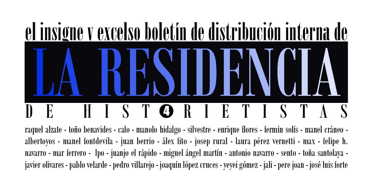 La Residencia de Historietistas 4 ya está aquí